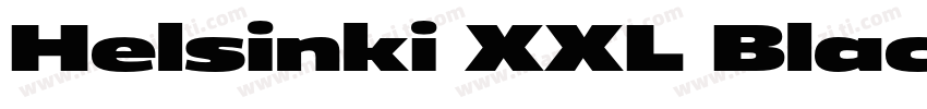 Helsinki XXL Black Regular字体转换